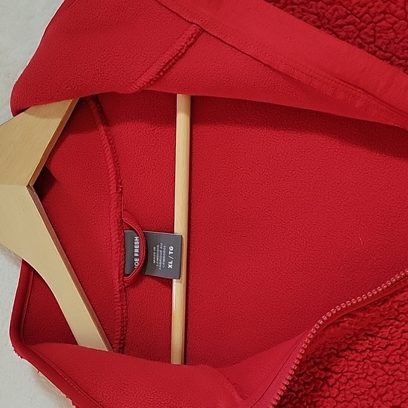 JF RED TEDDY JACKET XL - Picture 7 of 12